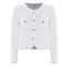 Kocca Cardigan Cardigan Donna a nido d’ape con taschine XS P25 - KOCCAANDREANNA - 60001 - XS - Francavilla Moda